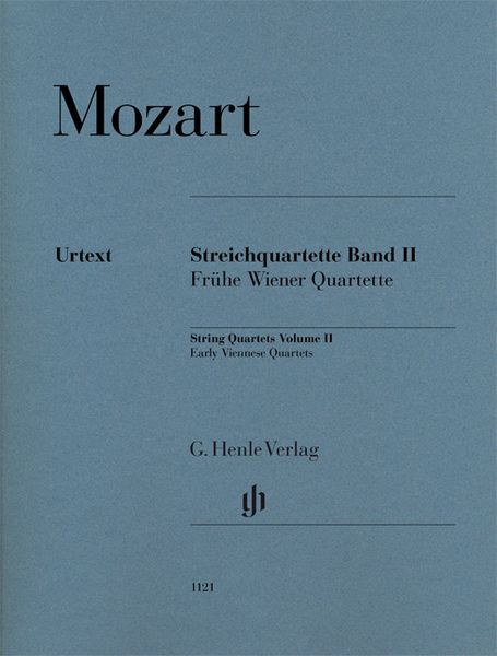 Streichquartette, Band II : Frühe Wiener Quartette / edited by Wolf-Dieter Seiffert.