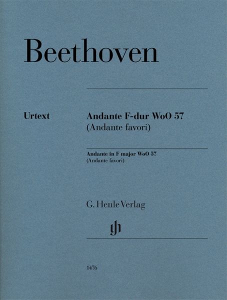 Andante F-Dur, WoO 57 (Andante Favori) : For Piano / edited by Joanna Cobb Biermann.