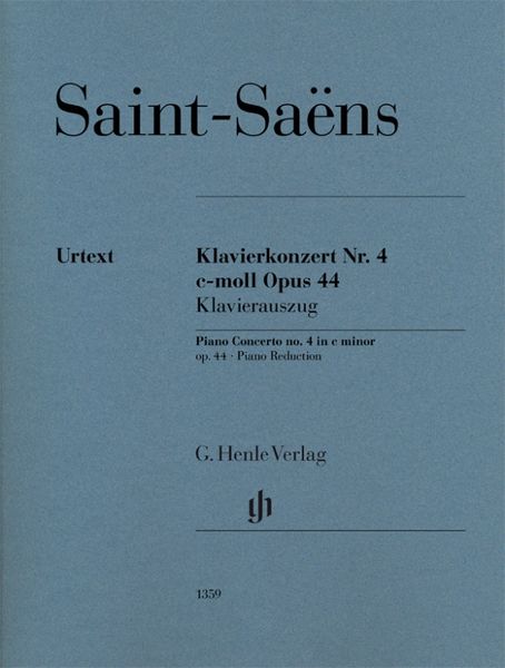 Klavierkonzert Nr. 4 C-Moll, Op. 44 : Klavierauszug / edited by Peter Jost.