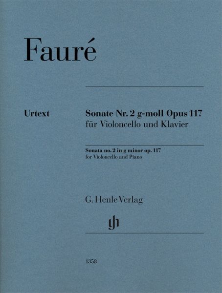 Sonate Nr. 2 G-Moll, Op. 117 : Für Violoncello und Klavier / edited by Fabian Kolb.