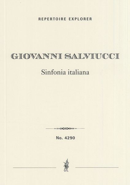 Sinfonia Italiana : Per Orchestra.