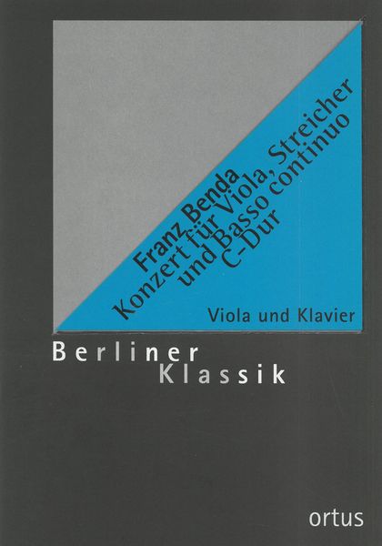 Konzert C-Dur : Für Viola, Streicher und Basso Continuo / edited by Phillip Schmidt.
