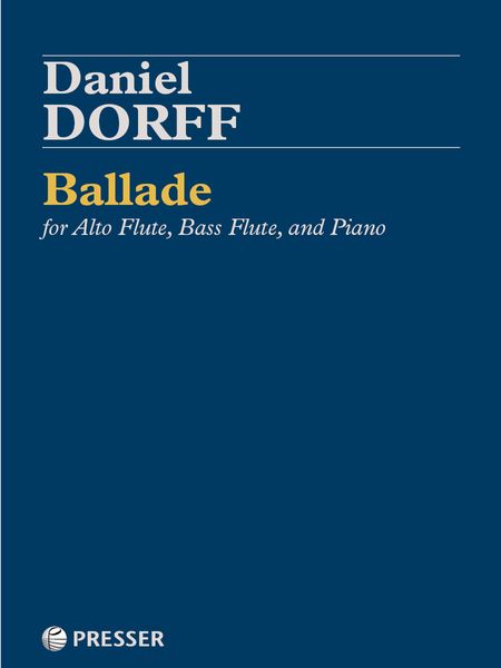 Ballade : For Alto Flute, Bass Flute and Piano.
