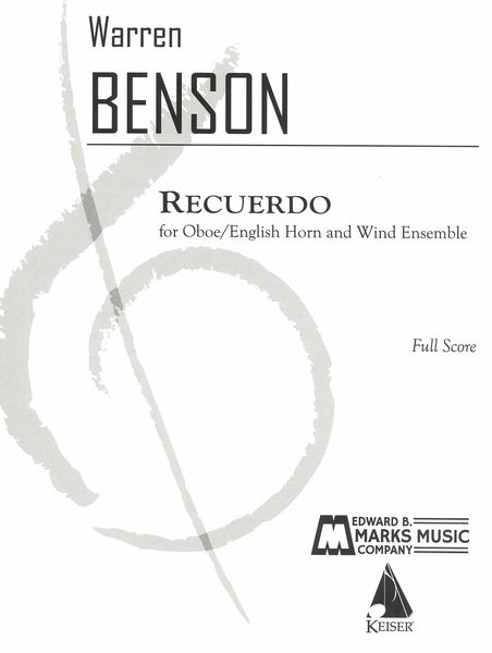 Recuerdo : For Oboe/English Horn and Wind Ensemble (1966).