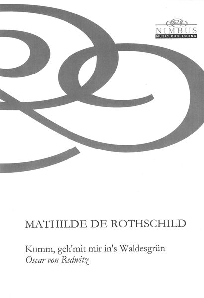 Komm, Geh'mit Mir In's Waldesgrün : For Voice and Piano.