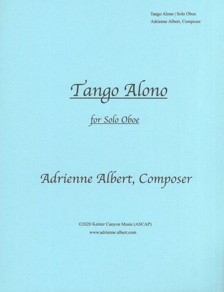 Tango Alono : For Solo Oboe.