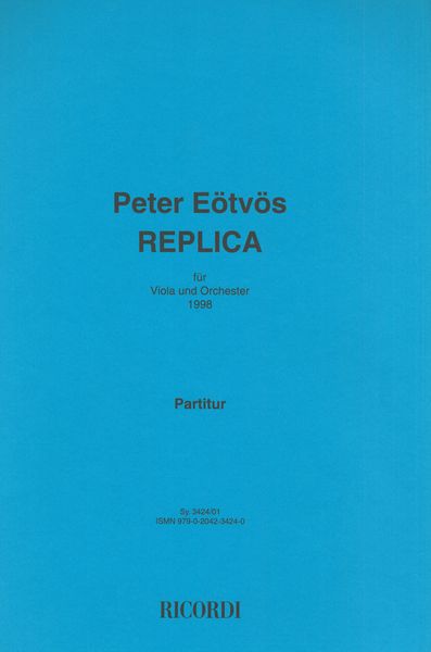 Replica : Für Viola und Orchester (1998).