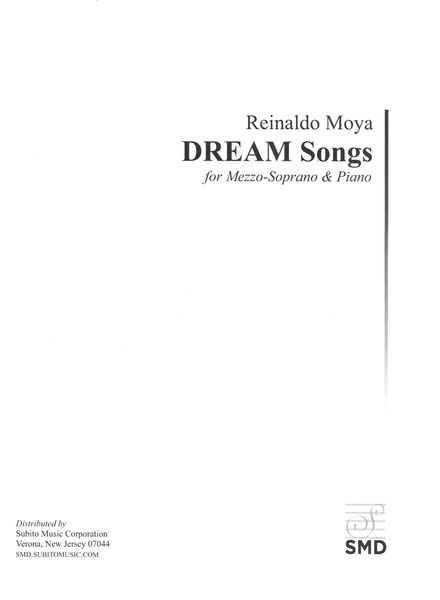 Dream Songs : For Mezzo-Soprano and Piano (2015-2017).