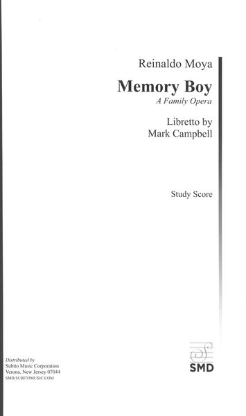 Memory Boy : A Family Opera.