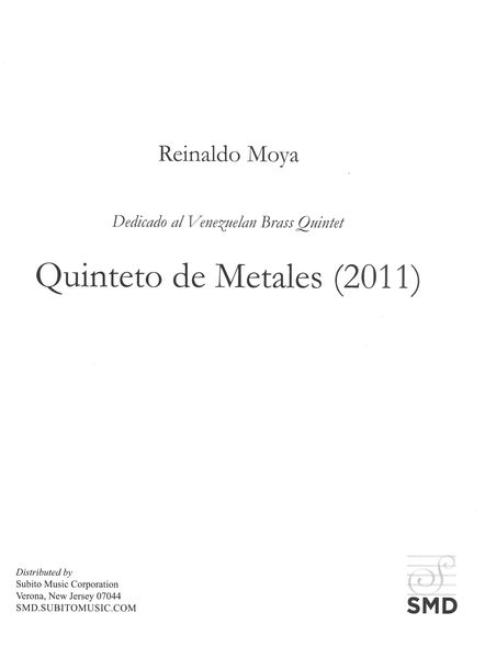 Quinteto De Metales : For Brass Quintet (2011).