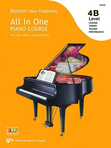 Bastien New Traditions : All In One Piano Course - Level 4-B.