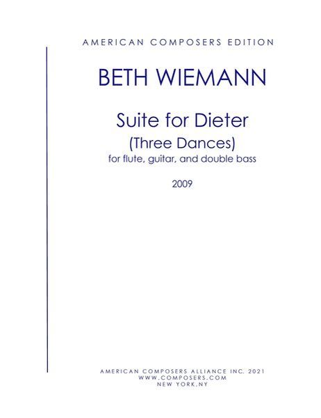 Suite For Dieter : For Flute, Guitar and Double Bass (2009).