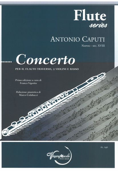 Concerto : Per Il Flauto Traverso, 2 Violini E Basso - Piano reduction / edited by Franco Vigorito.