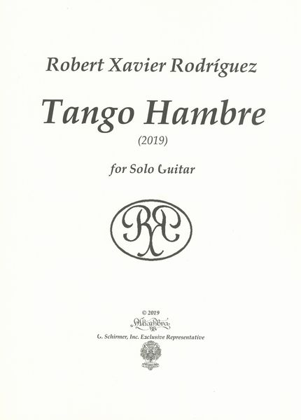 Tango Hambre : For Solo Guitar (2019).
