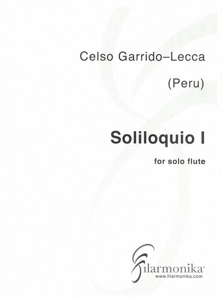 Soliloquio I : For Solo Flute.