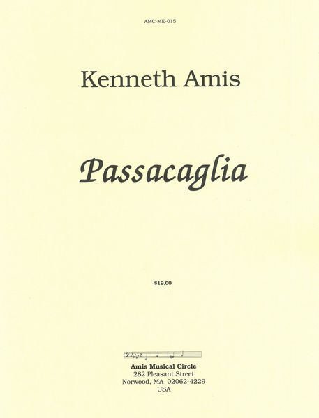 Passacaglia : For Clarinet, Trumpet, Violin, Cello and Harpsichord.