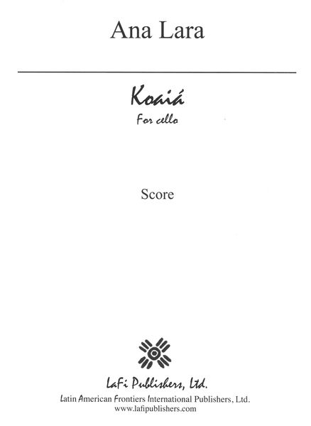 Koaiá : For Cello (1995-1996).