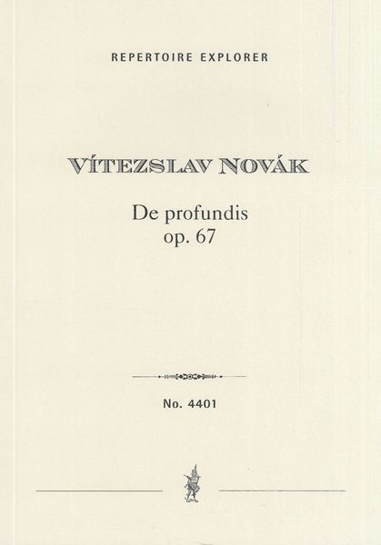 De Profundis, Op. 67 : For Orchestra.