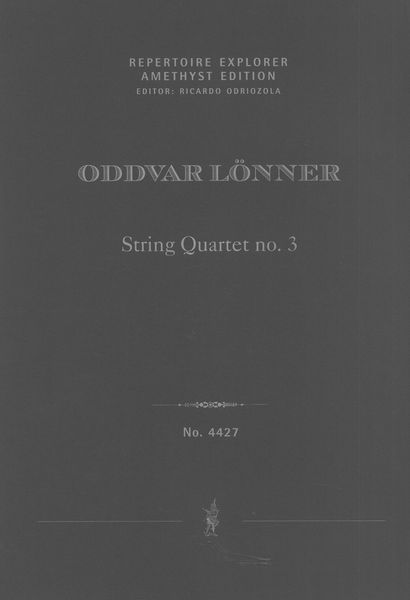 String Quartet No. 3 (2005).