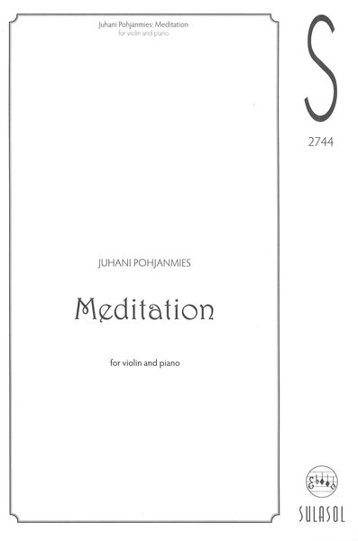 Meditation : For Violin and Piano.