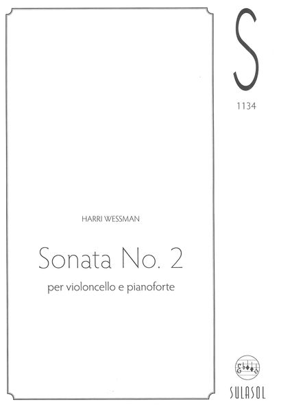 Sonata No. 2 : Per Violoncello E Pianoforte (1979).