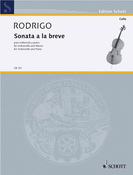 Sonata A la Breve : For Violoncello and Piano.
