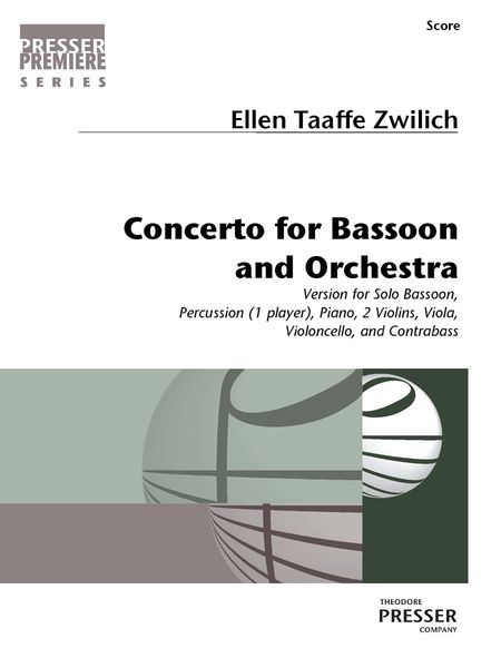 Concerto : For Bassoon and Orchestra : Version For Bassoon, Percussion, Piano and String Quintet.