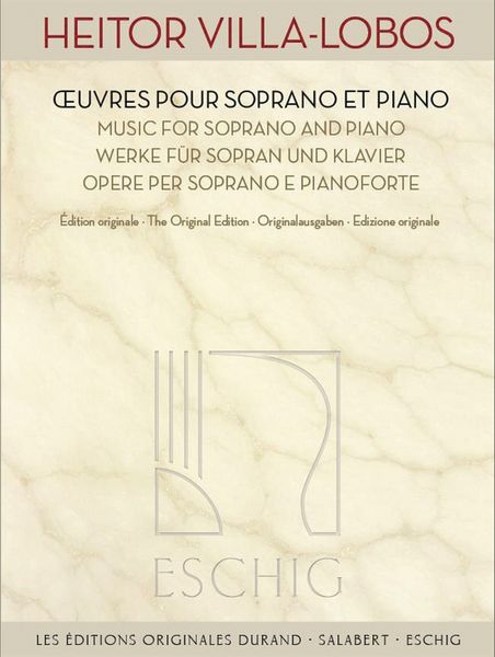 Oeuvres Pour Soprano et Piano : Édition Originale.