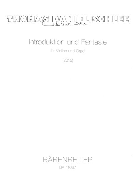 Introduktion und Fantasie : Für Violine und Orgel (2015).
