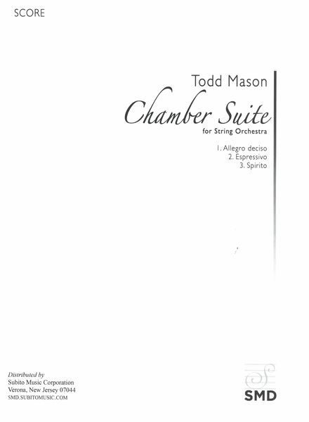 Chamber Suite : For String Orchestra.