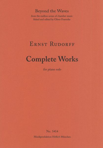 Complete Works For Piano Solo.