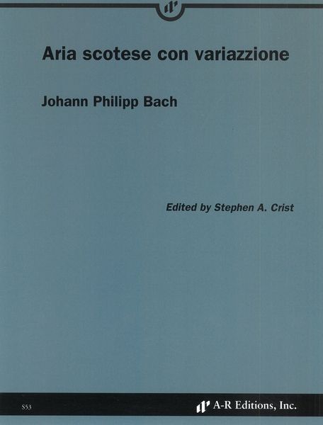 Aria Scotese Con Variazzione : For Cello and Piano / edited by Stephen A. Crist.
