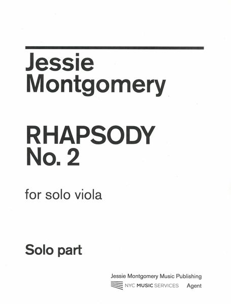 Rhapsody No. 2 : For Solo Viola.
