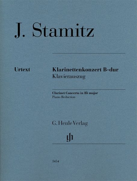 Klarinettenkonzert B-Dur : Klavierauszug / edited by Nicolai Pfeffer.