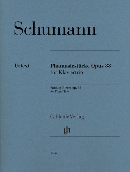 Phantasiestücke, Op. 88 : Für Klaviertrio / edited by Ernst Herttrich.
