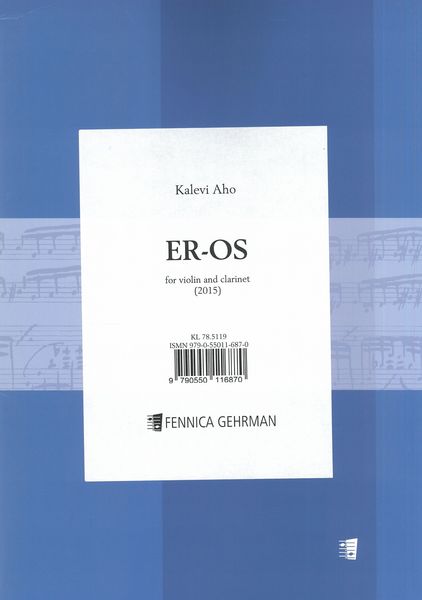 Er-Os : For Violin and Clarinet (2015).