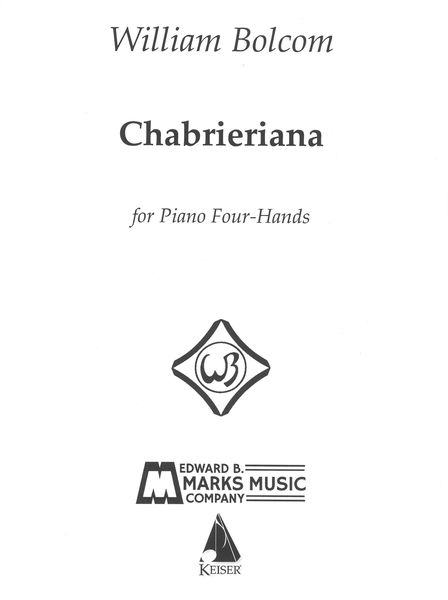 Chabrieriana : For Piano Four-Hands (2013).