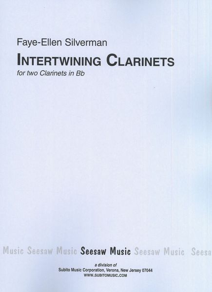Intertwining Clarinets : For 2 Clarinets In B Flat.