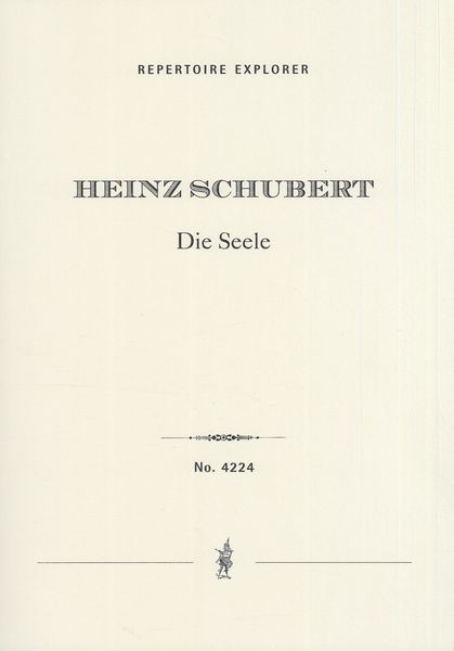Seele : Full Score, Vocal Score, and Version For Alto Solo and Organ.