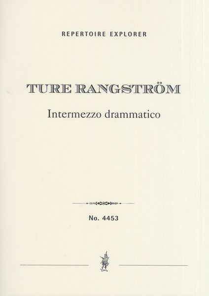 Intermezzo Drammatico : Für Kleines Orchester.
