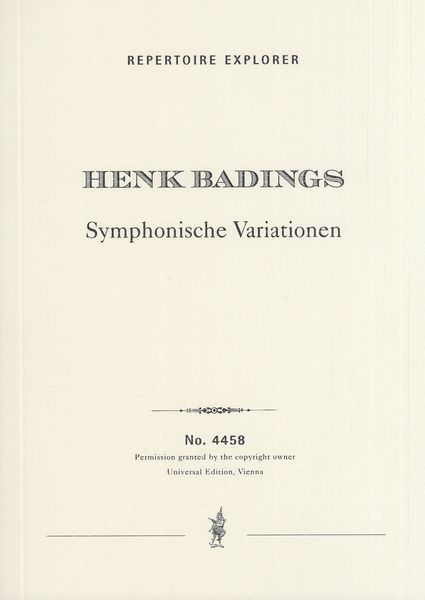 Symphonische Variationen.