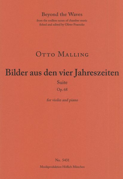 Bilder Aus Den Vier Jahreszeiten - Suite, Op. 68 : For Violin and Piano.