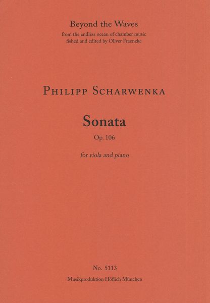 Sonata, Op. 106 : For Viola and Piano.