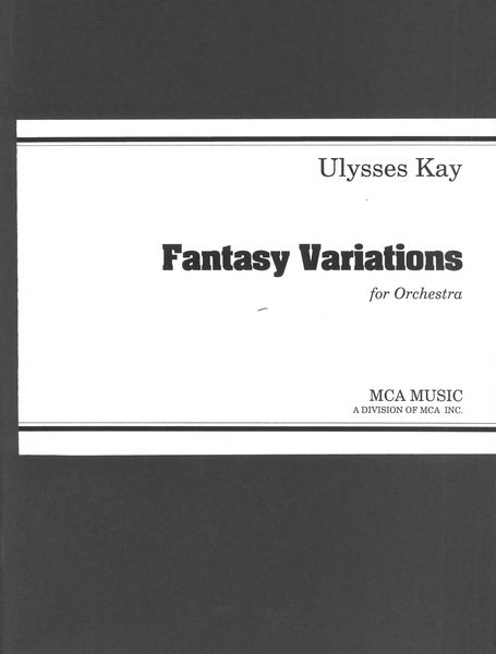 Fantasy Variations : For Orchestra.