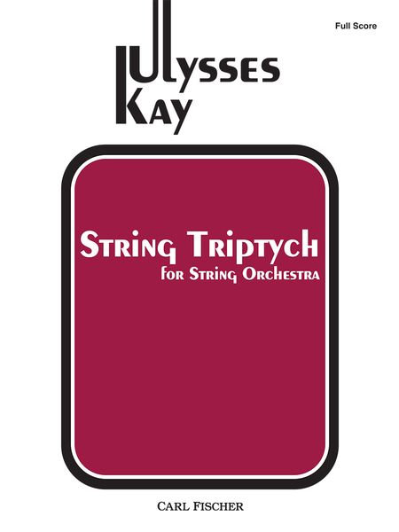 String Triptych : For String Orchestra.