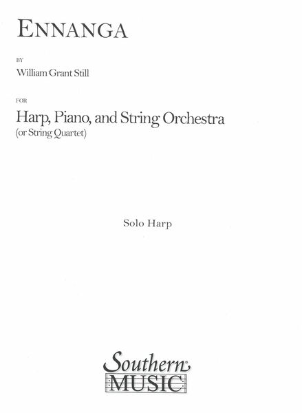 Ennanga : For Harp, Piano and String Orchestra (Or String Quartet).