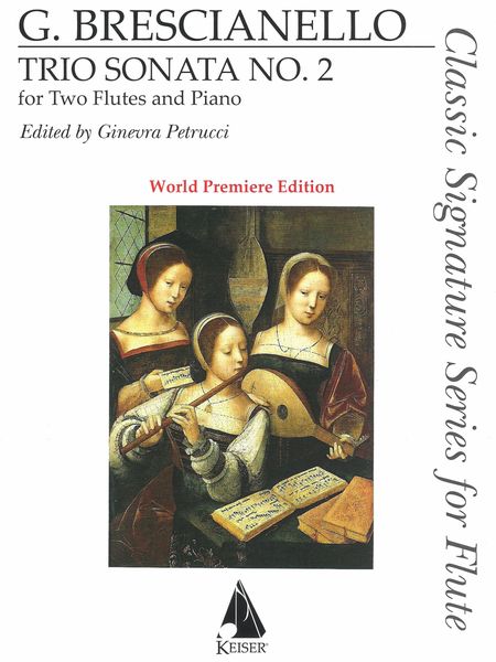 Trio Sonata No. 2 : For Two Flutes and Piano / edited by Ginevra Petrucci.