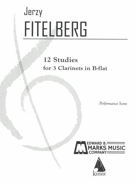 12 Studies : For 3 Clarinets In B Flat (1948).