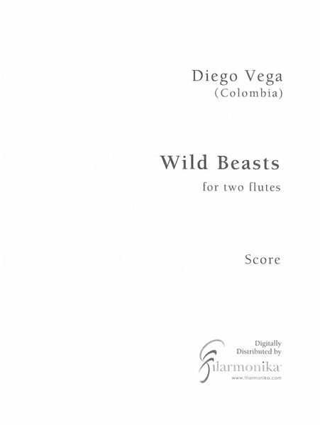 Wild Beasts : For Two Flutes (2012).