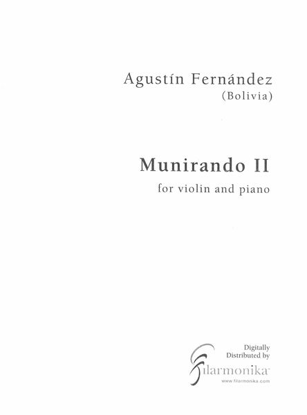 Munirando II : For Violin and Piano (1994).